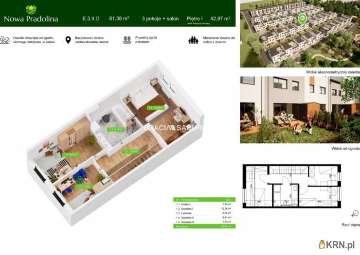 Mieszkanie  na sprzedaż, 4 pokojowe, Tarnów, Zabłocie, ul. Skrzyszowska
