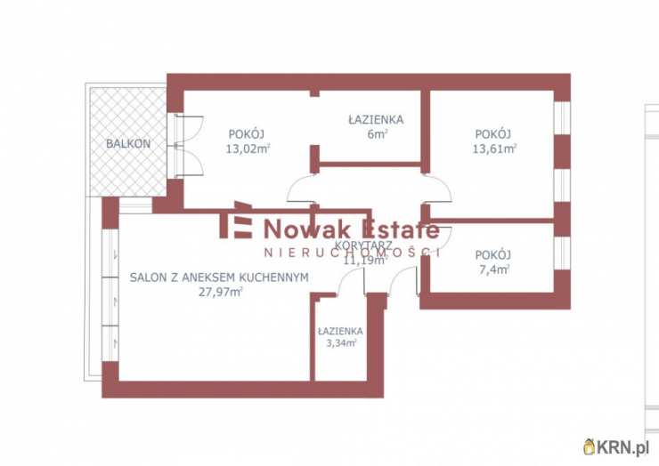 Skawina, ul. Graniczna, 3 pokojowe, Mieszkanie  na sprzedaż