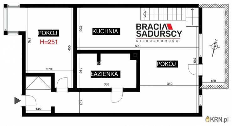 3 pokojowe, Mieszkanie  do wynajęcia, Kraków, Swoszowice, ul. L. Petrażyckiego