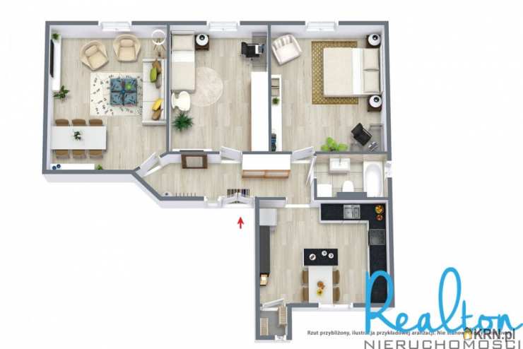 Tychy, ul. , Mieszkanie  na sprzedaż, 3 pokojowe