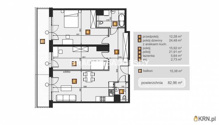 Bracia Sadurscy Oddział BS2 Rynek Pierwotny, Mieszkanie  na sprzedaż, Kraków, Dębniki, ul. dr. J. Babińskiego