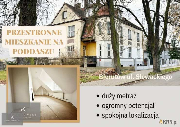 Mieszkanie  na sprzedaż, Bierutów, ul. J. Słowackiego, 5 pokojowe