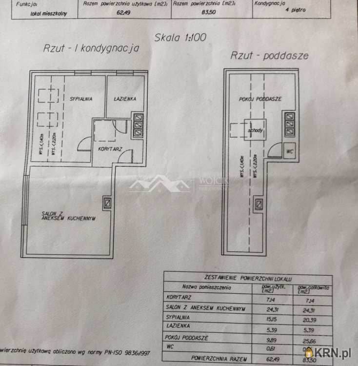 3 pokojowe, Wrocław, Krzyki/Gaj, ul. Borowska, Mieszkanie  na sprzedaż