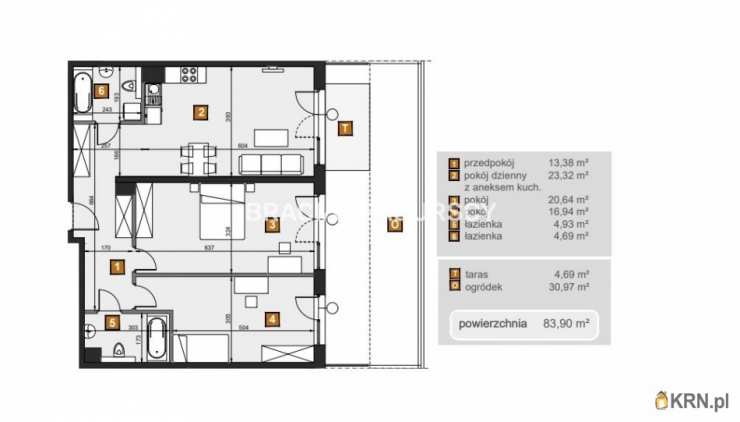 Bracia Sadurscy Oddział BS2 Rynek Pierwotny, Mieszkanie  na sprzedaż, Kraków, Dębniki, ul. dr. J. Babińskiego