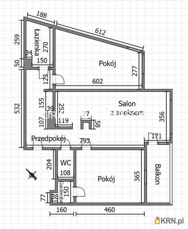 Mieszkanie  na sprzedaż, Kraków, Swoszowice/Kliny Borkowskie, ul. W. Krygowskiego, 3 pokojowe