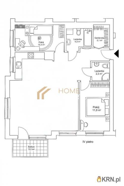 Home Experts, Mieszkanie  na sprzedaż, Gdańsk, Jasień, ul. Przytulna