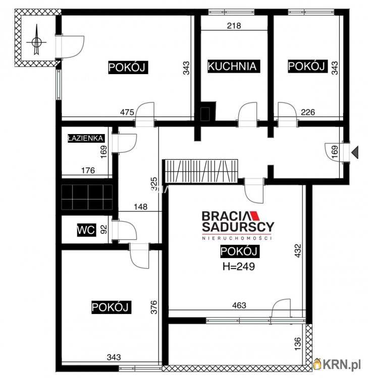 Mieszkanie  na sprzedaż, 4 pokojowe, Kraków, Podgórze Duchackie/Kurdwanów, ul. por. Halszki