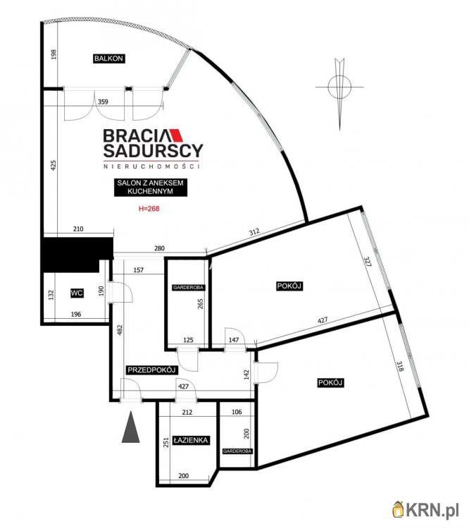 3 pokojowe, Kraków, Bronowice, ul. Dytmara, Mieszkanie  na sprzedaż