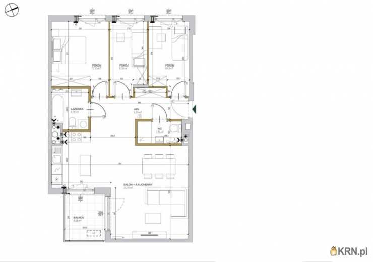 Mieszkanie  na sprzedaż, 4 pokojowe, Warszawa, Mokotów, ul. Bokserska