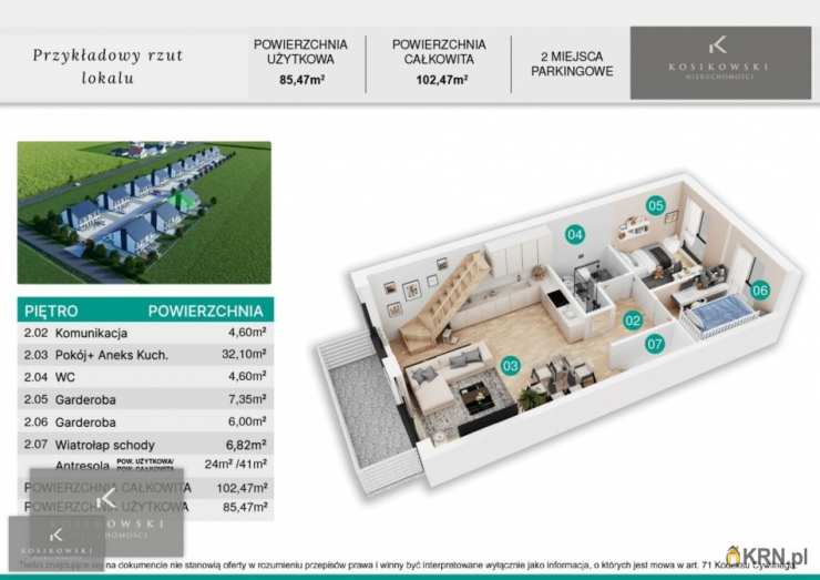 Hanulin, ul. , Mieszkanie  na sprzedaż, 4 pokojowe