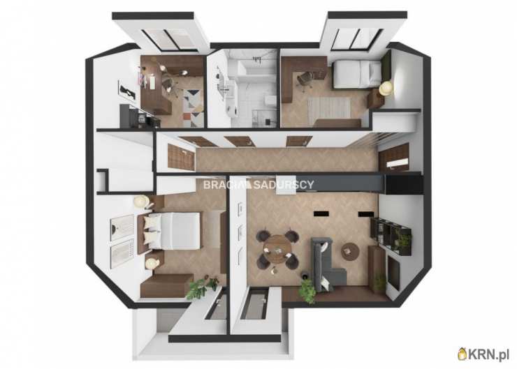 Wieliczka, ul. Kaczeńce, 4 pokojowe, Mieszkanie  na sprzedaż