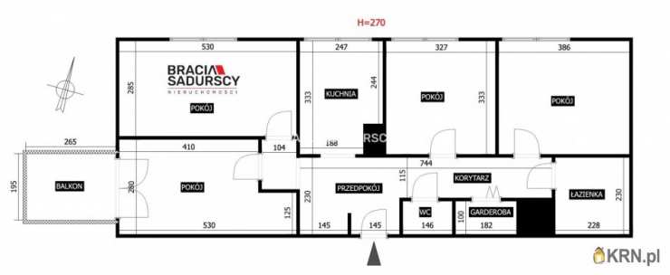 Mieszkanie  na sprzedaż, 4 pokojowe, Kraków, Bronowice, ul. Stańczyka