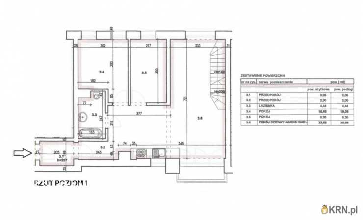 Mieszkanie  na sprzedaż, Kraków, Podgórze/Płaszów, ul. Myśliwska, 4 pokojowe