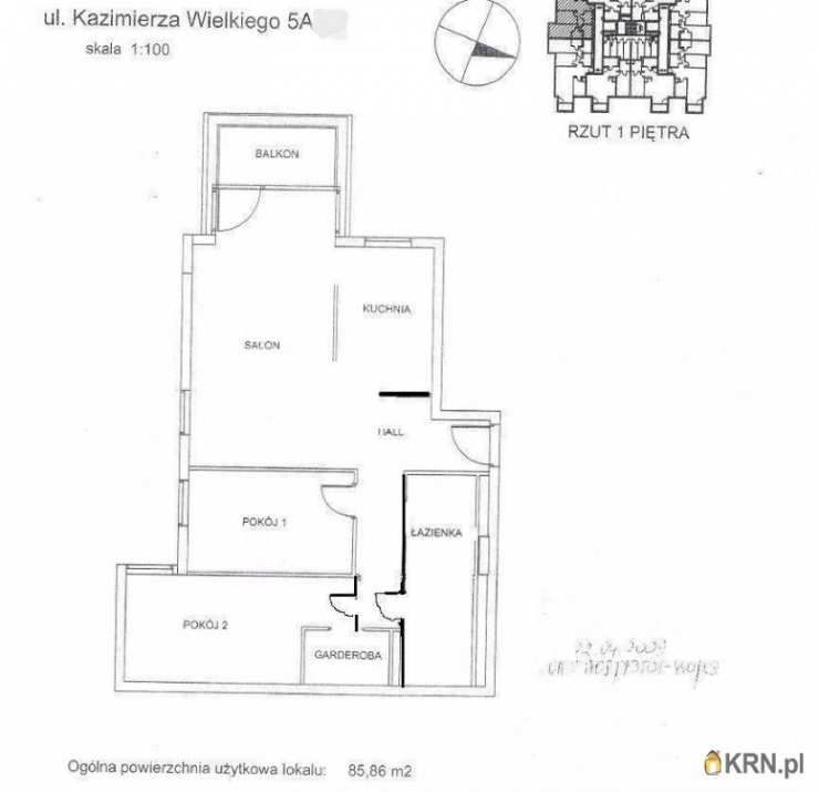 Poznań, Stare Miasto, ul. Kazimierza Wielkiego, Mieszkanie  na sprzedaż, 3 pokojowe