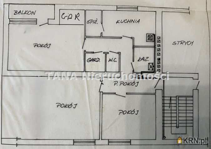 3 pokojowe, Kraków, Nowa Huta, ul. Krakowiaków, Mieszkanie  na sprzedaż