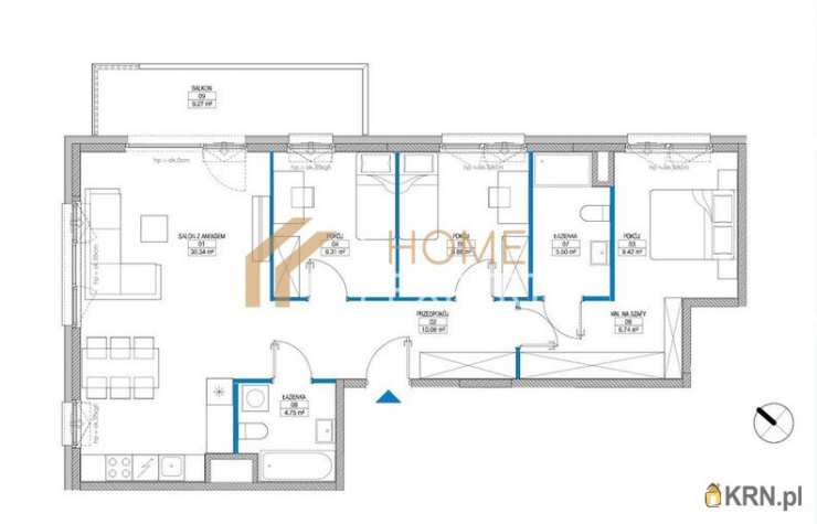 Home Experts, Mieszkanie  na sprzedaż, Gdańsk, Stogi, ul. Nowotna