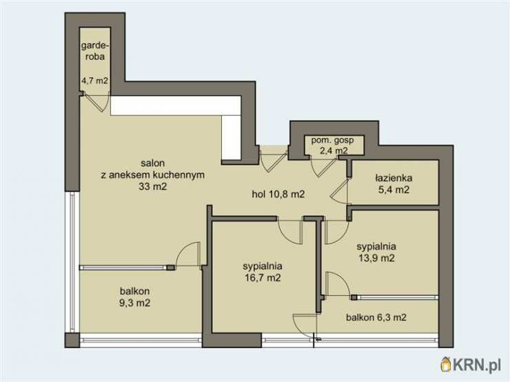 3 pokojowe, Gdynia, Orłowo, ul. Cyprysowa, Mieszkanie  na sprzedaż