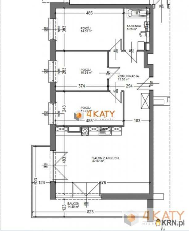Mieszkanie  na sprzedaż, Zielona Góra, ul. Stefana Batorego, 4 pokojowe