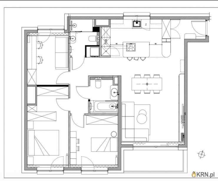 Mieszkanie  do wynajęcia, 4 pokojowe, Kraków, Prądnik Czerwony/Wieczysta, ul. Jana Pawła II