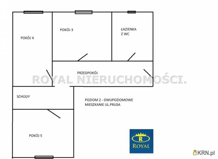 5 pokojowe, Zabrze, Helenka, ul. B. Prusa, Mieszkanie  na sprzedaż