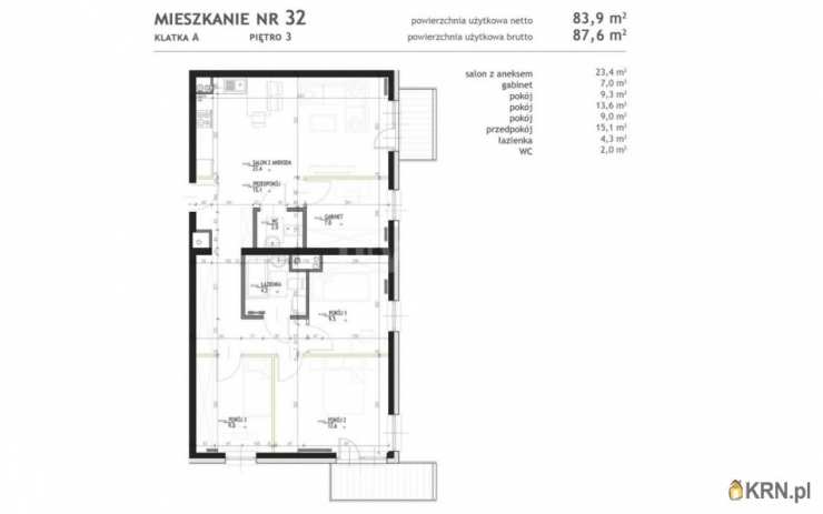 5 pokojowe, Mieszkanie  na sprzedaż, Inowrocław, Rąbin, ul. 