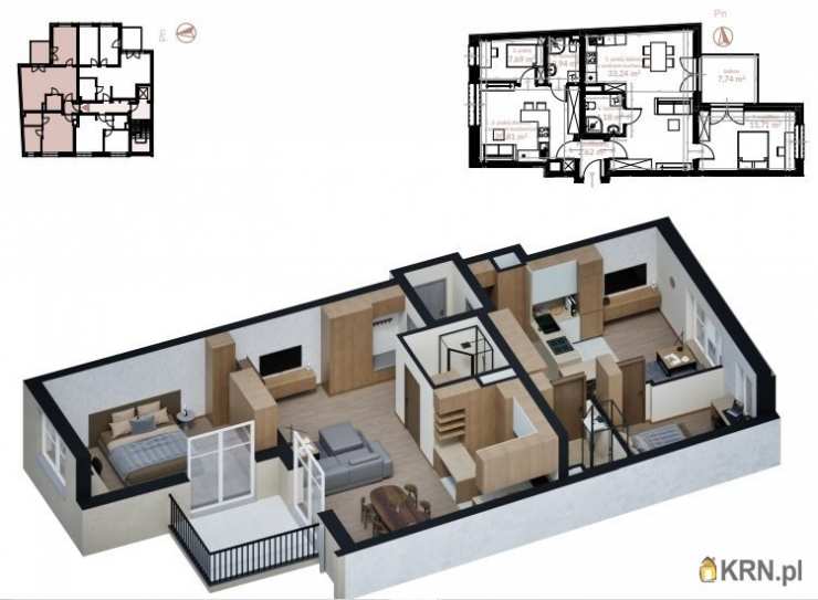 Mieszkanie  na sprzedaż, 4 pokojowe, Kraków, Krowodrza/Łobzów, ul. 