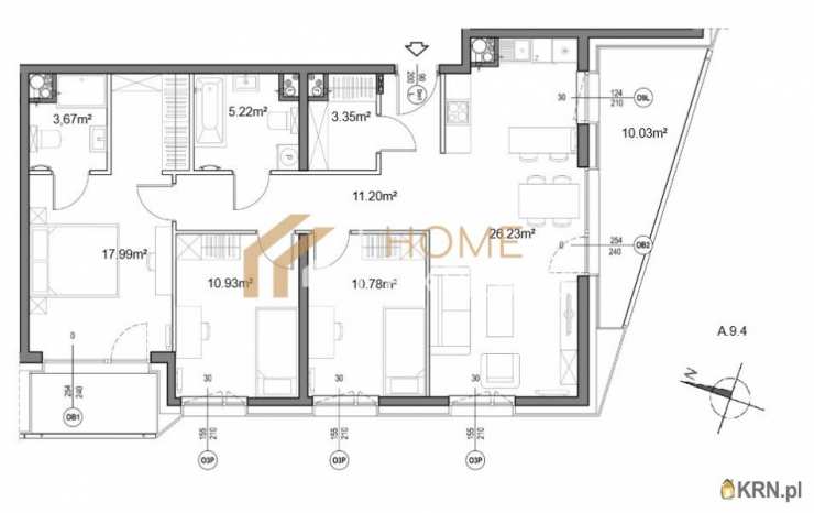 Home Experts, Mieszkanie  na sprzedaż, Gdańsk, Brętowo, ul. Wichrowe Wzgórze