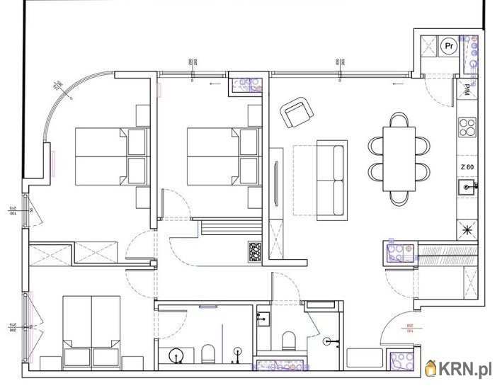 Kraków, Stare Miasto, ul. , 4 pokojowe, Mieszkanie  na sprzedaż