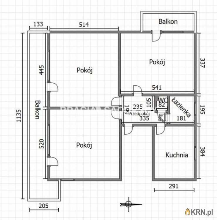 Mieszkanie  do wynajęcia, Kraków, Łagiewniki/Borek Fałęcki, ul. Lechicka, 3 pokojowe