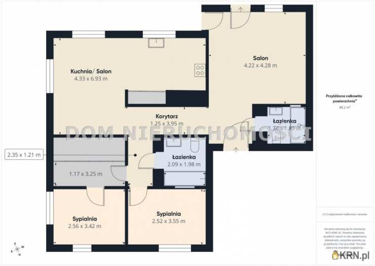 Mieszkanie  na sprzedaż, 4 pokojowe, Olsztyn, Nad Jeziorem Długim, ul. Leśna