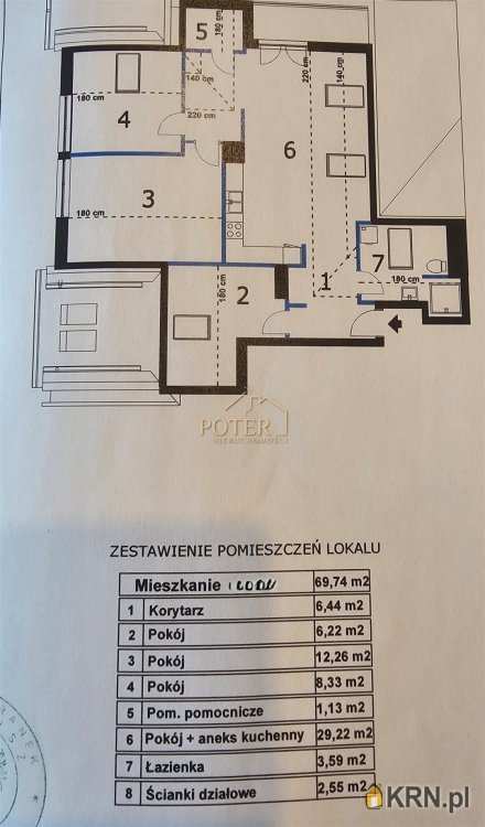 Poter Nieruchomości, Mieszkanie  na sprzedaż, Trzebnica, ul. 