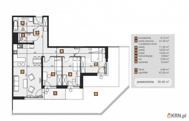 Kraków, Dębniki, ul. dr. J. Babińskiego, Mieszkanie  na sprzedaż, 4 pokojowe