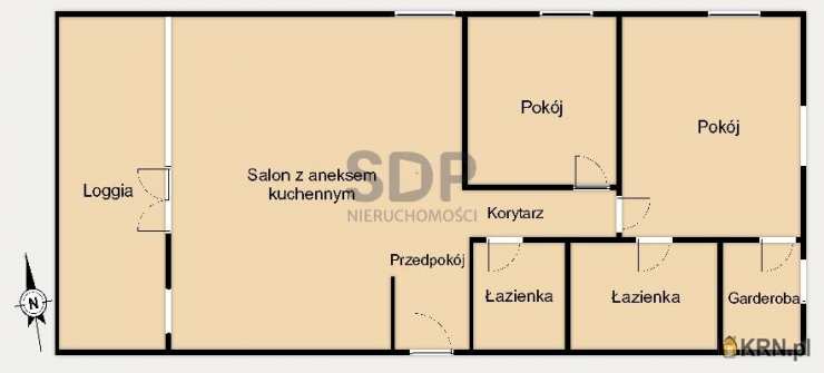 Mieszkanie  do wynajęcia, Wrocław, Krzyki/Tarnogaj, ul. Jesionowa, 3 pokojowe