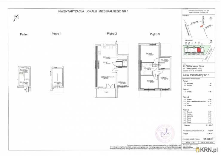 Mieszkanie  na sprzedaż, 3 pokojowe, Warszawa, ul. 