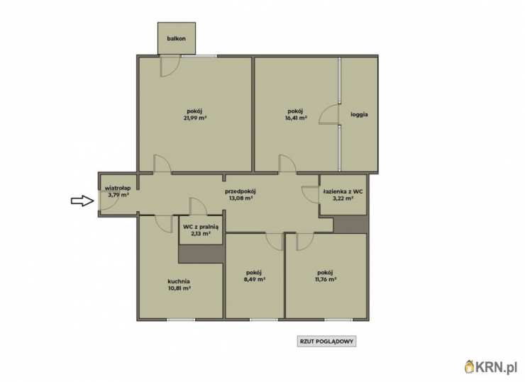 Mieszkanie  na sprzedaż, Kraków, Podgórze/Płaszów, ul. Lasówka, 4 pokojowe