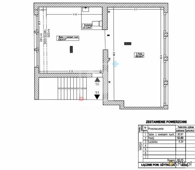 Warszawa, Praga Południe/Saska Kępa, ul. Saska, 4 pokojowe, Mieszkanie  na sprzedaż