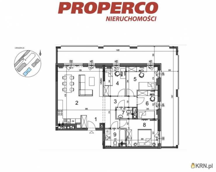 Mieszkanie  na sprzedaż, Kielce, ul. Solidarności, 5 pokojowe
