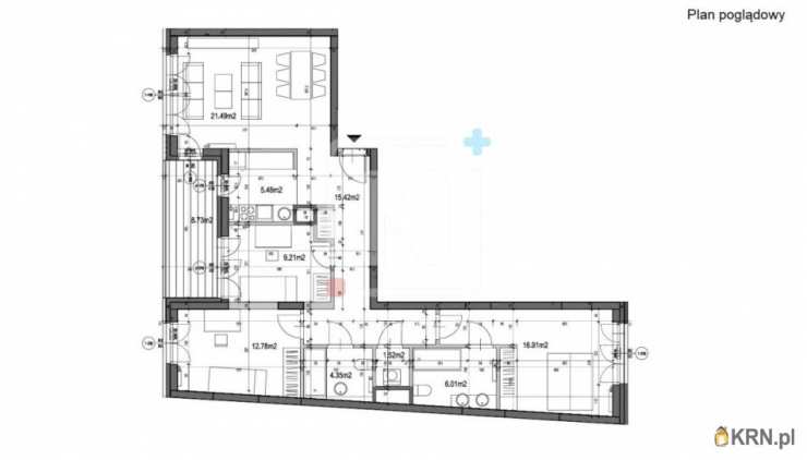 4 pokojowe, Mieszkanie  na sprzedaż, Warszawa, Mokotów/Służewiec, ul. Cybernetyki
