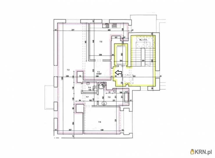Kraków, Podgórze/Płaszów, ul. Myśliwska, 3 pokojowe, Mieszkanie  na sprzedaż