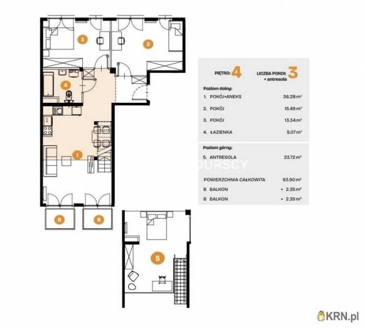 Kraków, Bronowice, ul. Na Błonie, Mieszkanie  na sprzedaż, 3 pokojowe
