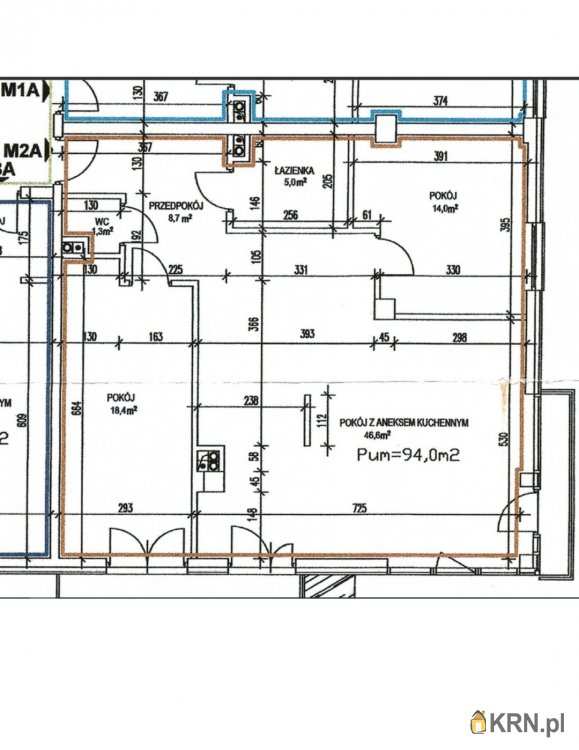 4 pokojowe, Mieszkanie  na sprzedaż, Kraków, Grzegórzki, ul. 