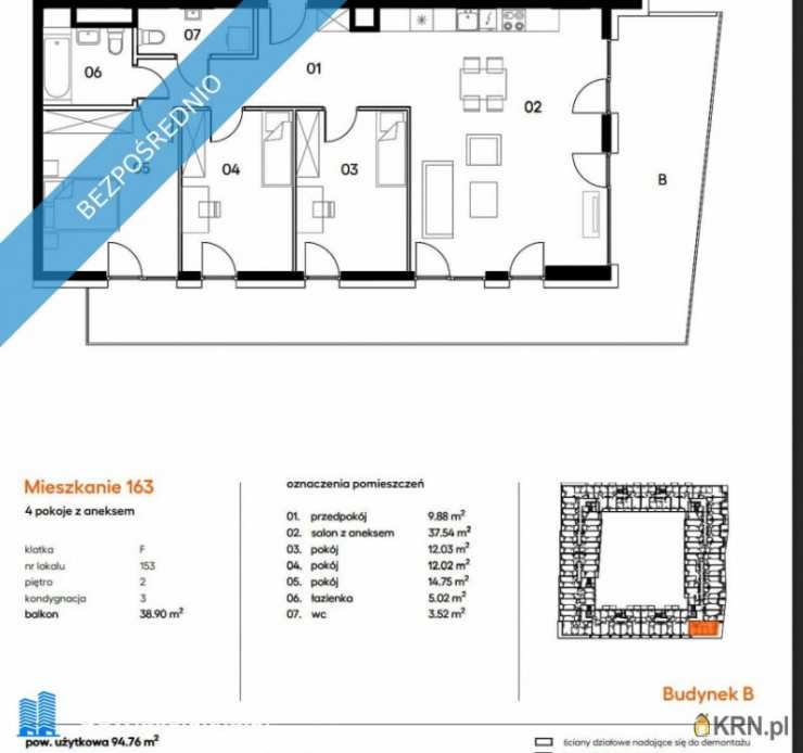 Mieszkanie  na sprzedaż, 4 pokojowe, Mysiadło, ul. 