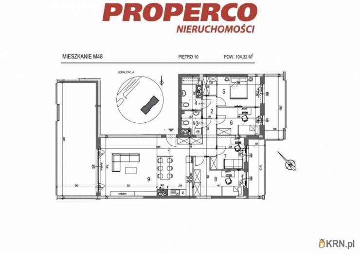 5 pokojowe, Kielce, ul. Solidarności, Mieszkanie  na sprzedaż