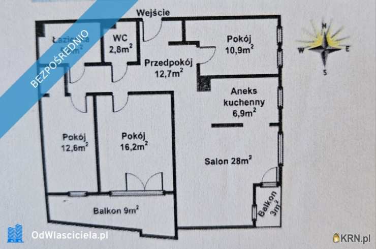 Warszawa, Wola, ul. Rogalińska, 4 pokojowe, Mieszkanie  na sprzedaż