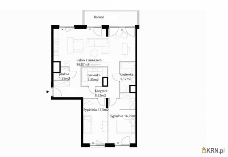 Warszawa, Mokotów, ul. Domaniewska, Mieszkanie  na sprzedaż, 3 pokojowe