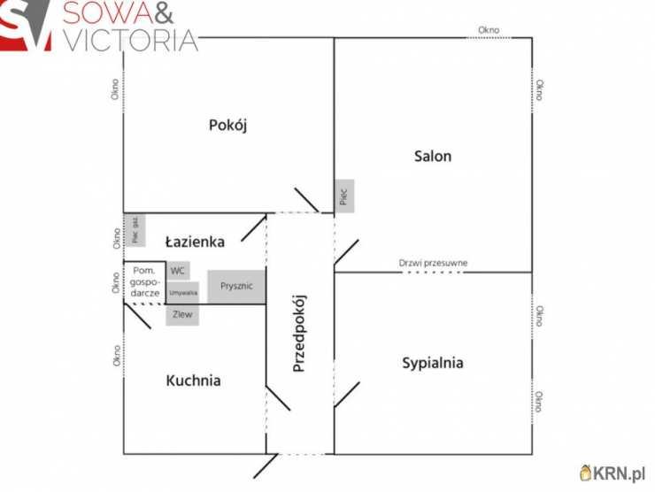 Wałbrzych, Nowe Miasto, ul. , 3 pokojowe, Mieszkanie  na sprzedaż