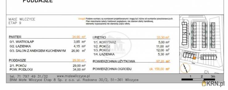 4 pokojowe, Mieszkanie  na sprzedaż, Wilczyce, ul. Wrocławska