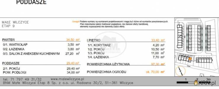 Wilczyce, ul. Wrocławska, Mieszkanie  na sprzedaż, 4 pokojowe