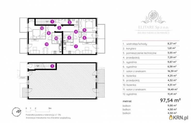 Mieszkanie  na sprzedaż, 5 pokojowe, Wrocław, Krzyki, ul. 