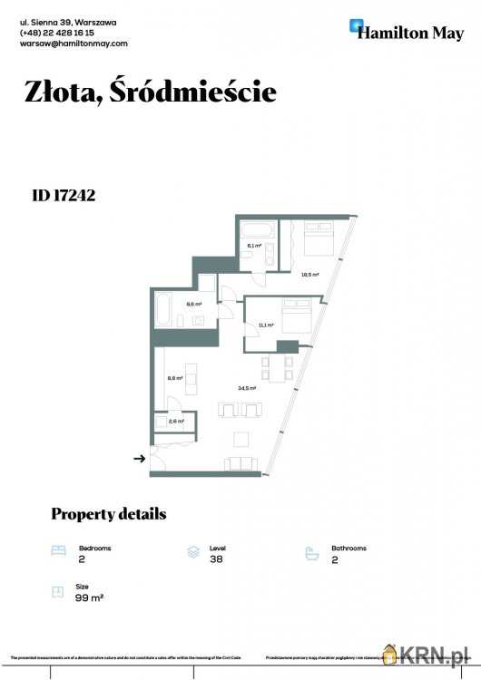 Mieszkanie  do wynajęcia, , Warszawa, ul. 